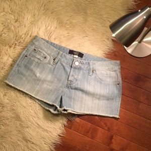 California Vintage distressed short shorts.
